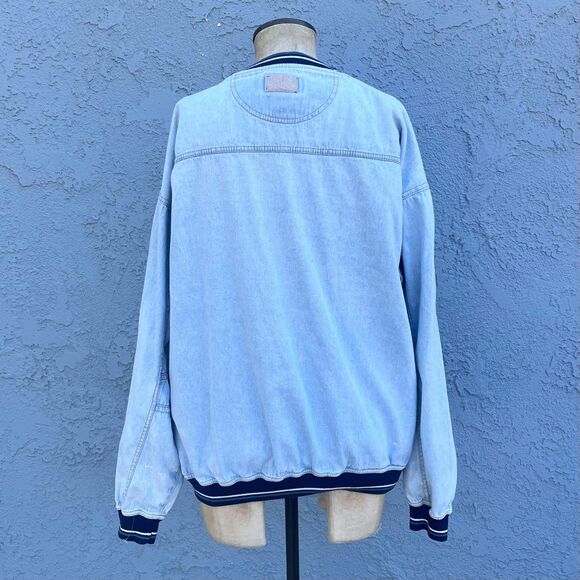 Vintage New Orleans Pullover y2k Gear Size Medium distressed bleach out - Picture 4 of 9